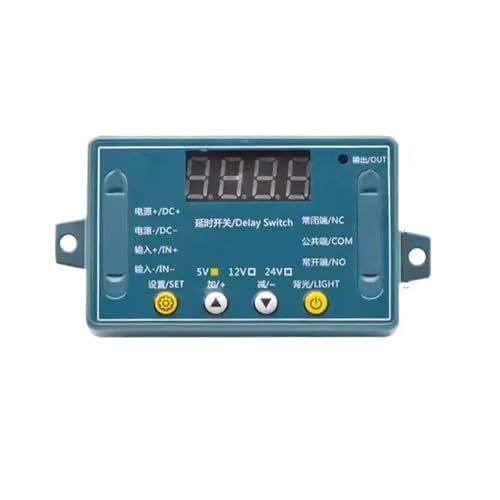 Relais temporisé DC 5V 12V 24V 10A pour commande LED
