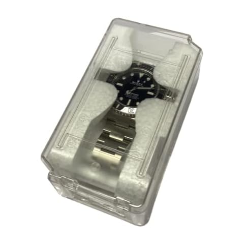 MADPAINTS NEW CLEAR PLASTIC WATCH CASE COFFIN FOR ROLEX SUBMARINER DAYTONA MILGAUSS GMT (1) Cover