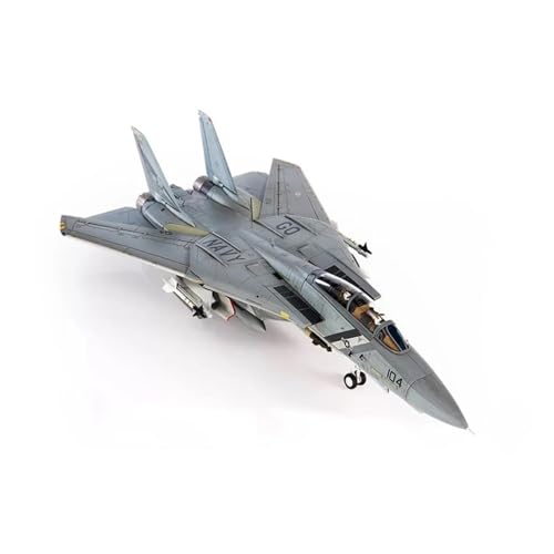 F-14D estadounidense modelo de caza Tomcat escala 1/72 miniatura metálica militar