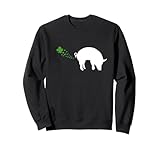 Photo Gallery funny pig st. patricks day fart - regalo da uomo felpa Photo Gallery funny pig st. patricks day fart - regalo da uomo felpa