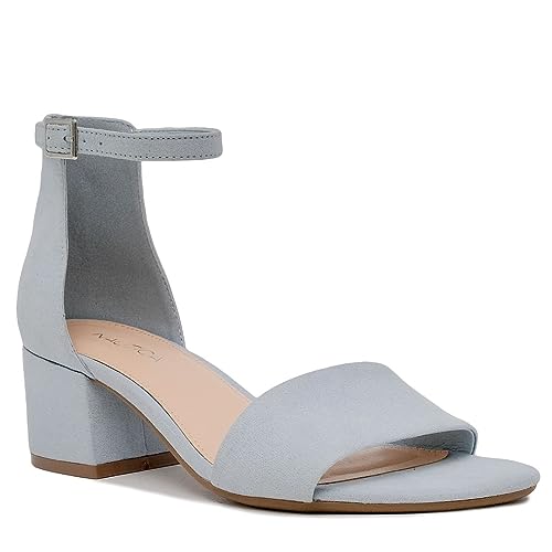 Nautica Sandalias de tacón bajo de dos piezas con correa al...