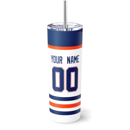 Image of ANTKING Edmonton Tumbler 20oz Travel Mug Custom Name Number Gifts | Stainless Steel Insulated Coffee Cup for Men Women