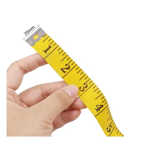 Cinta Métrica PVC Fibra 3 m con Estuche de Cuero Suave 2 Pzs miniatura 2
