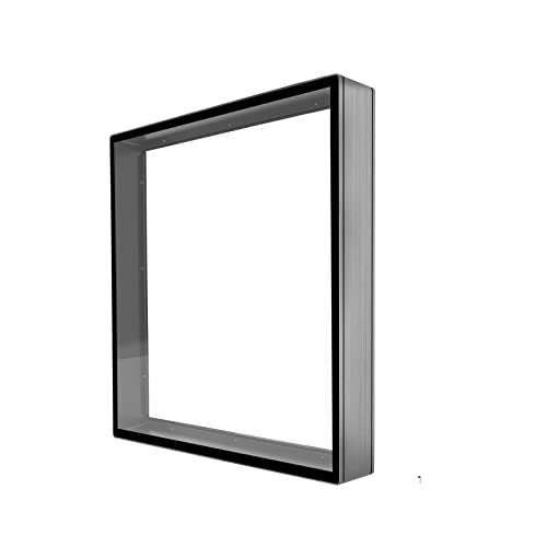 Holografischer 3D-Projektionsventilator F56One Machine Square Cover Advertising Machine 1080P Echtzeit-Livestream(Noir)