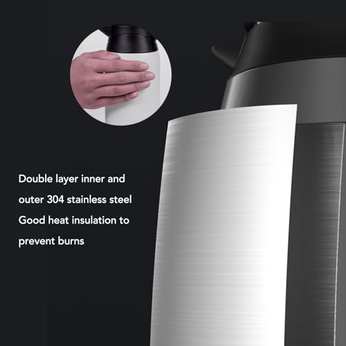 Tetera eléctrica de coche con capacidad 800ml acero inoxidable miniatura 2