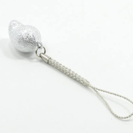 Amazon.co.jp: 水琴鈴 勾玉の鈴 ストラップ 銀の鈴 魔除け鈴 お守り ま