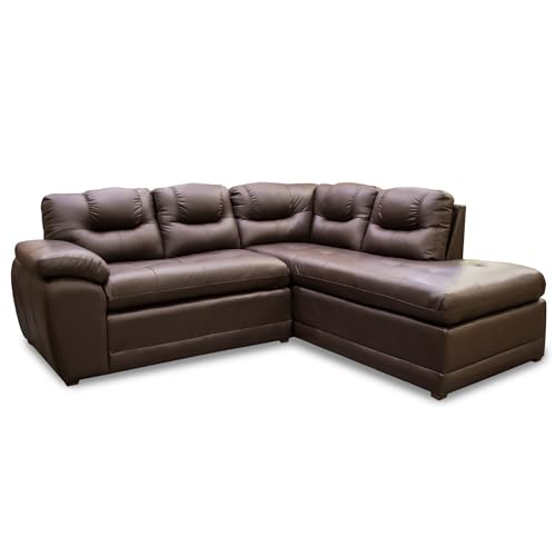 Consejos para Comprar Sala Esquinera de Piel Top 10. 38 CONFORTOPIEL | Sala Esquinera de Piel Genuina - Modelo Sevilla. Medidas aproximadas (232cm Largo x 200 cm Profundidad x 90 cm Altura) Elegancia Confort Y Calidad (Lado Derecho,...