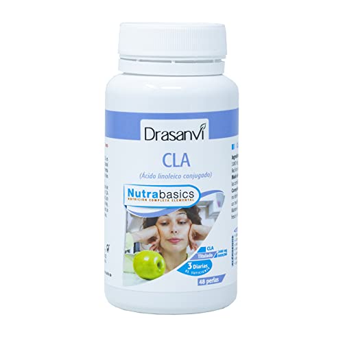 DRASANVI NUTRABASICS CLA ÁCIDO LINOLÉICO CONJUGADO - Contribuye a mantener normales los niveles de colesterol - SIN GLUTEN - 48 perlas