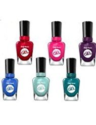 10 Sally Hansen Miracle Gel 10-Piece Random Color's Fingernail Polish Beautiful Colors