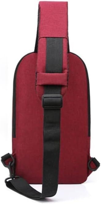 Unisex Messenger Bag Shoulder Bag, Travel Hiking Leisure Outdoor Walking Bike Cycling Backpack, Wine, One Size4