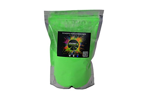 Pigment fluorescent solvant vert phosphorescent de 1kg