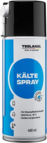 Teslanol 26034 Kältespray zur Kühlung von Bauteilen für schnelle Ortung von thermischen Fehlern - 400 ml Cover