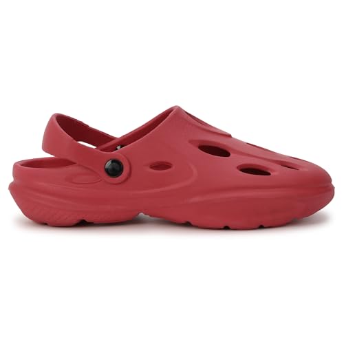 Image of CHUPPS Gator Clogs for Men | Lightweight EVA Clogs | Anti-Slip Sole | Cushioned Footbed | Breathable Ventilation | Adjustable Back Strap | Waterproof Casual Garden Clogs for Men