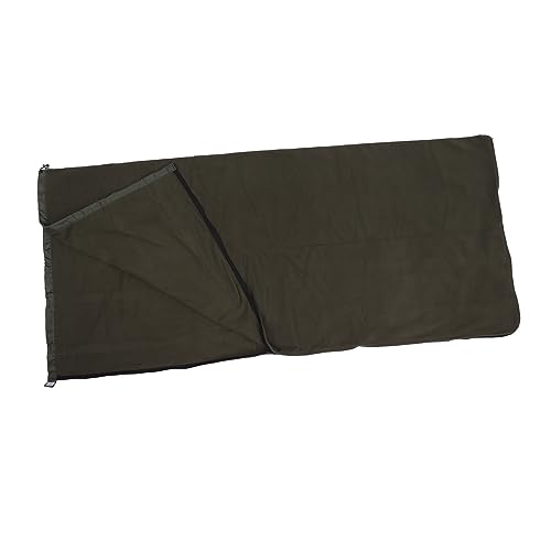 Sleeping Bag Liner Super Thick Fleece Soft Sleeping Bag Liner Blanket for Camping Travel Backpacking (Green)