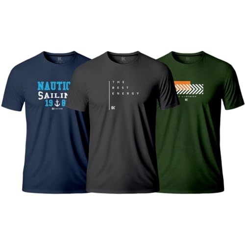 Kit 3 Camisetas Plus Size Masculina Camisa Blusa Algodão 30.1 G1 ao G9