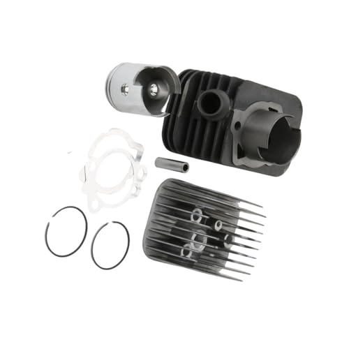 Kit cylindre 65cc 43mm avec piston et culasse pour Piaggio Ciao et Bravo 2 temps axe 10mm