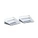 1PCS Wedge-shaped mirror Optical glass 40 * 40mm prism wedge-shaped lens/ophthalmic video shift prism