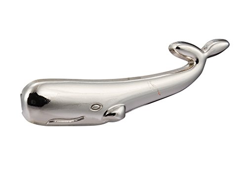 Knighthood Silver Whale Tie Pin Tie Bar Silver