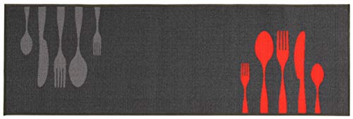 ABC Dinner Tappeto, Poliammide, 80 x 50 cm