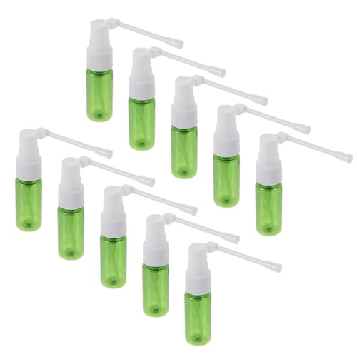 WRITWAA Botellas Spray Recargables de 15 Ml en Plástico PET, 10 Unidades Pulverizador Nasal para Uso Facial y Limpieza en Viaje