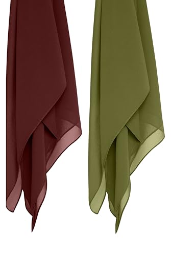 Image of Premium Georgette Hijab for Women, Lightweight and Breathable | 180x70 cm
