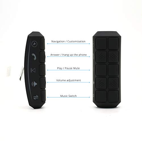Image of Car Steering Wheel Control DVD Button Universal Wireless Android GPS Navigation Car Steering Wheel Remote Control Buttons