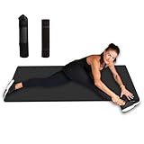 Tapete de ejercicio – Goma de nitrilo 185 x 61 x 1,5 cm | Esterilla de yoga gruesa de 15 mm | Ejercicio ancho M-at para gimnasio en casa, yoga, pilates, entrenamiento cardiovascular y gimnasia con