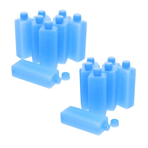 Baluue 15pcs Reusable Ice Packs for Air Cooling Fan Mini Compact Freezer Cooling Blocks for Portable Evaporative Cooler, Lunch Box Fresh Keeping