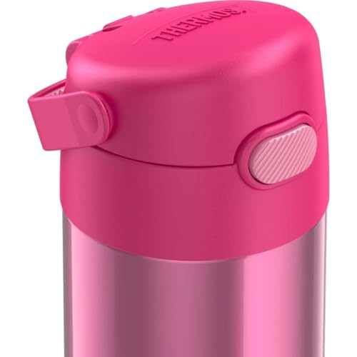 Image of THERMOS FUNTAINER Water Bottle with Straw, 12oz, Pink