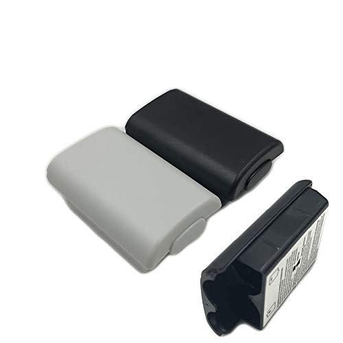 1 carcasa trasera para puerta con batería para mando inalámbrico Xbox 360, color negro