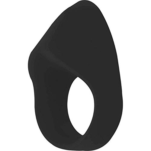 Anillo vibrador recargable negro Oto sumergible de silicona para estimulación de parejas