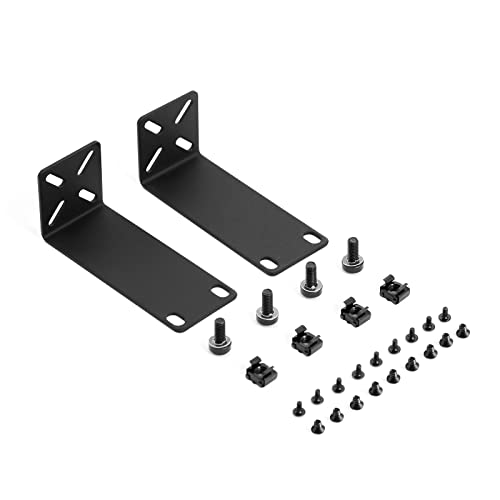 PhyinLan Rack Mount Kit for 10.6 inch Switches, Adjustable Rack Ears for...