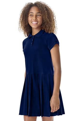 Image of Classroom Girls Polo Dress School Outfit for Toddler,Pleated Skirt
