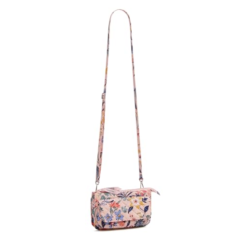 Image of Vera Bradley Women's Cotton Wallet Crossbody Purse with RFID Protection