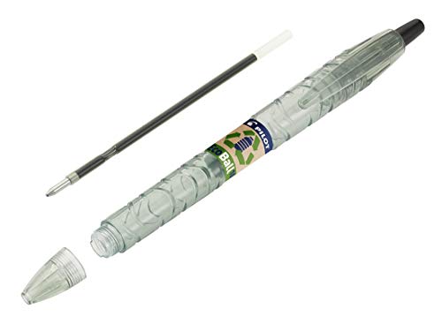 PILOT - Pack of 4 B2P ECOBALL 1mm - Gel ink roller ball pen - Medium - Begreen - Assorted colors - Black, Blue, Red, Green