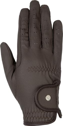 Gants d'équitation HKM Grip Style confortables aux écuries