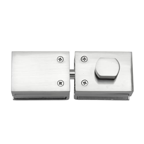 Perno para puerta de vidrio de baño pestillo elegante para mamparas sin marco 5