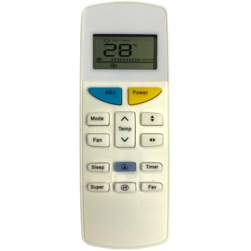 Image of Upix AC Remote No. 255 (No Backlight), Compatible /Replacement for Bluestar AC Remote Control (Exactly Same Remote Will Only Work)