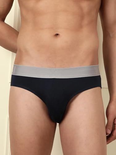 Image of WROGN Men's Pack of 2 Cotton Spandex Briefs | Comfort Fit