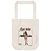 Générique Queen Mood Her Own Boss Bye Baby Canvas Tote bag for Women Graphic Shoulder Bags Casual Cloth Purses and Handbags Aesthetic