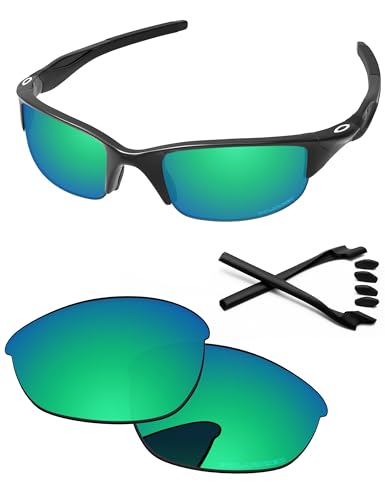 Image of Replacement Lenses & Rubber Kits for Oakley Half Jacket 2.0 OO9144 62mm - Precision Fit, UV Block, Impact Resistant