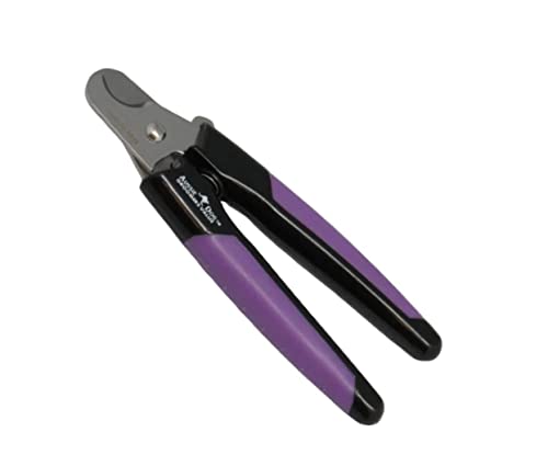 MPP Pro Dog Nail Clippers Grooming Soft Grip Handle Choose Fun Color (Purple)