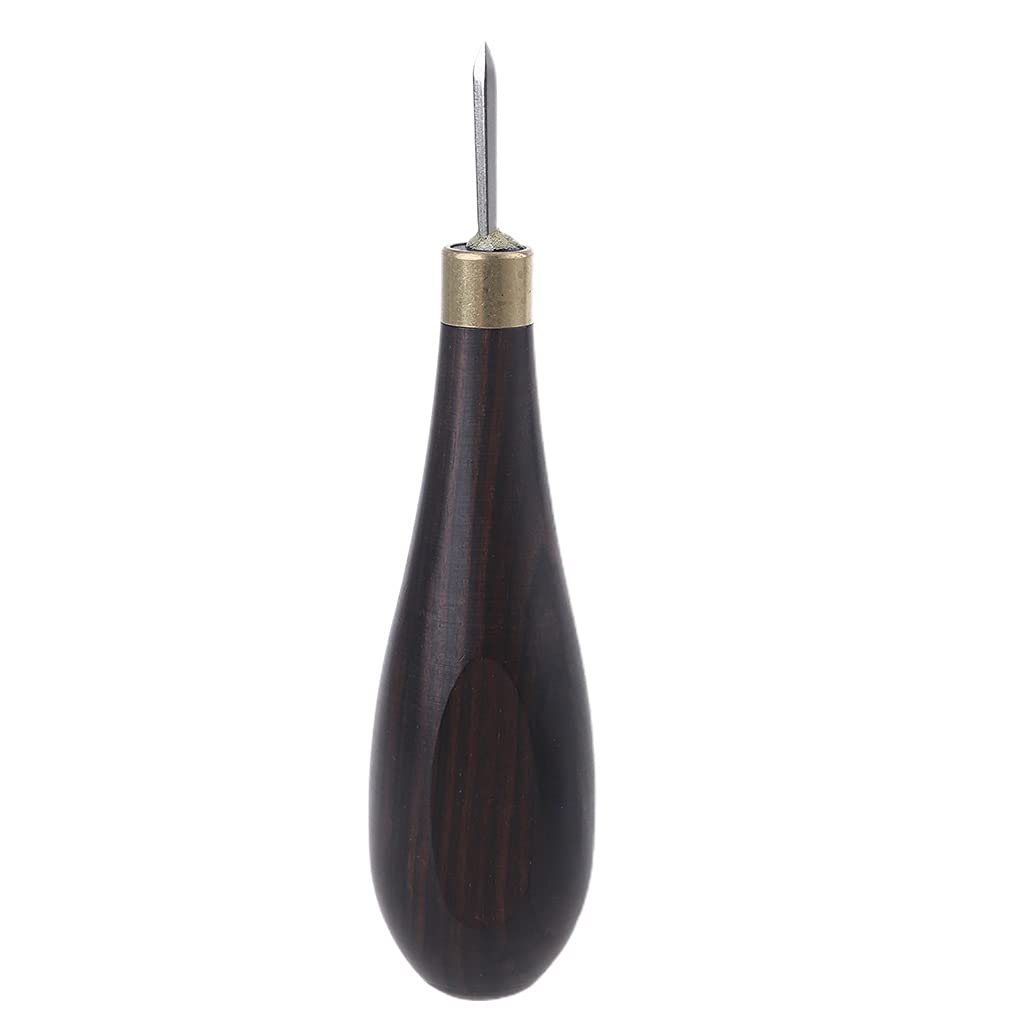 carotoe Craft Rhombus Reaming Awl Cone Spacing Leather Tool for Leather Pouch Hole Tool