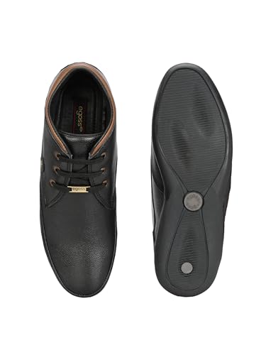 egoss Comforts Premium Genuine Leather Driving Shoe Boots For Men-G-549