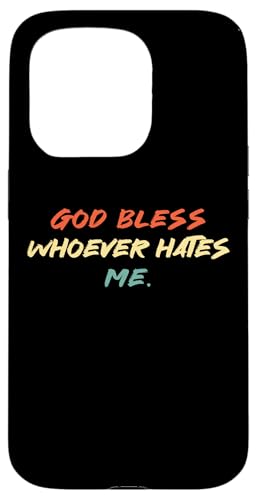 God Bless Whoever Hates Me ���`�x�[�V�������p�� �X�}�z�P�[�X iPhone 15 Pro �p