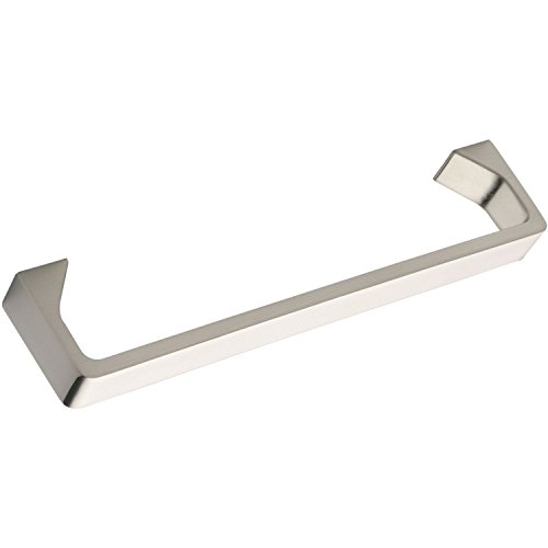 FURNIPART Cargo LA160 Furniture Handle Square Ideal as Chest of Drawers Zinc Die-Cast Stainless Steel Effect