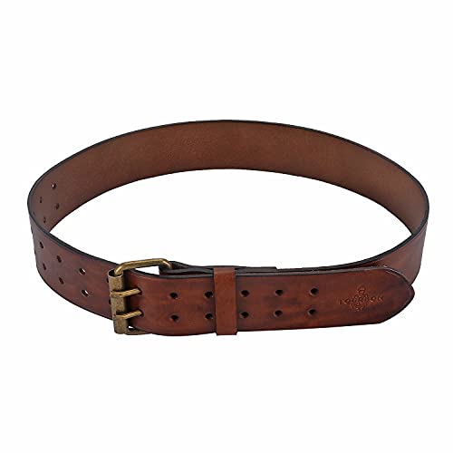 TOURBON Deluxe Koeienhuid Lederen Riem voor Diy Workshop Tool Pouch Western Cowboy Mens Strap - Afbeelding 3