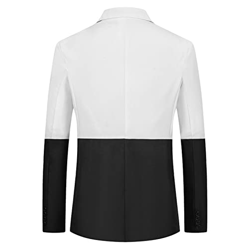 Men's Slim Fit Blazer 1 Buttons Stylish Business Suit Sports Coats Lightweight Single Breasted Lapel Prom Jacket2