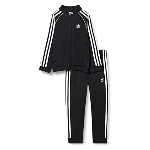 adidas Unisex Baby SST Tracksuit GN8 Trainingsanzug, Black/White, 18-24 Monate Cover