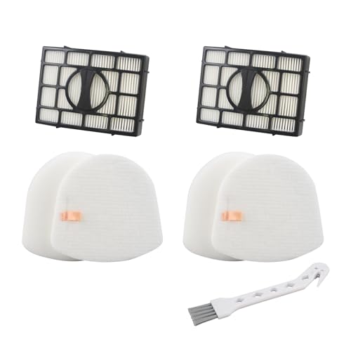 Generic Replacement Filter Compatible with Shark Navigator ZU560 ZU561 ZU562 ZU572 UV650 ZU560C ZU660 CU530 UV725 ZD400 ZD402 Zero-M Lift-Away Speed Upright Vacuum,Part # XFFK560,XHEPA560, Black